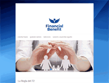 Tablet Screenshot of financialbenefitsa.com